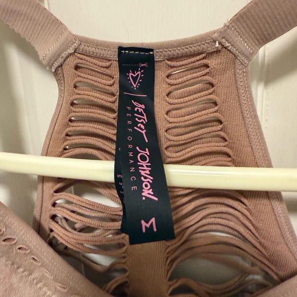 Betsey Johnson Tan Sports Bra - Picture 3 of 5